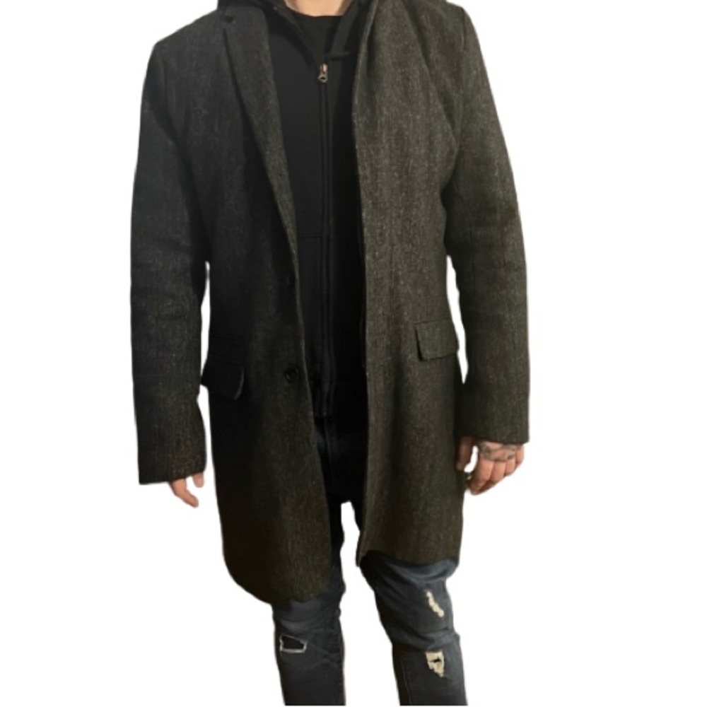 Calvin Klein men gray coat size large